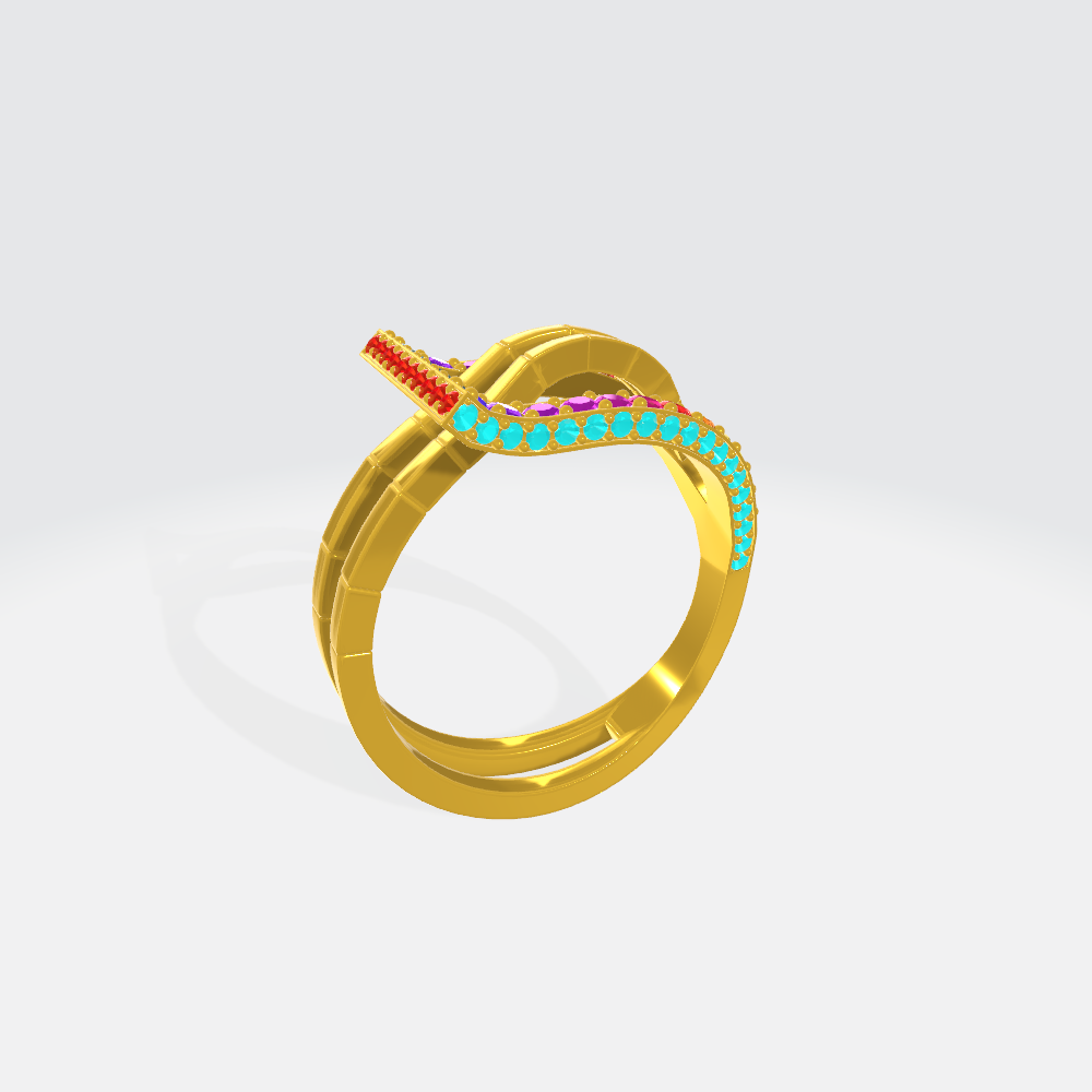 Golden Finger Ring